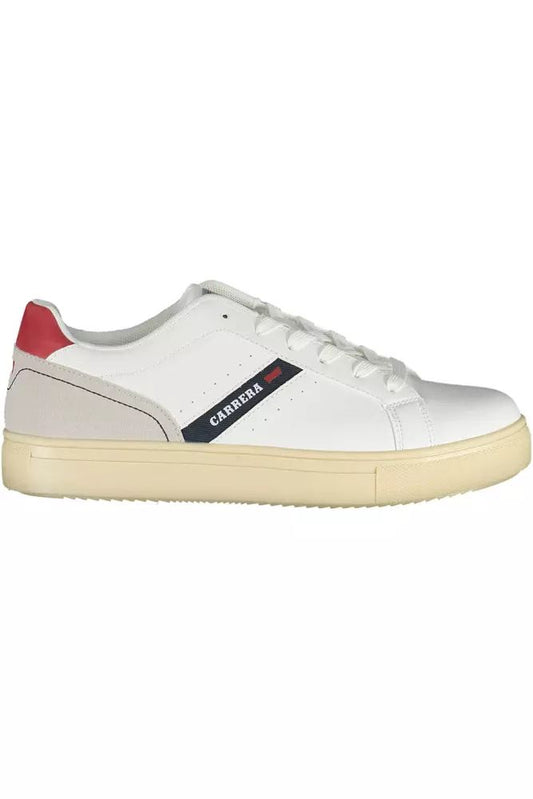 Carrera White Polyethylene Sneaker