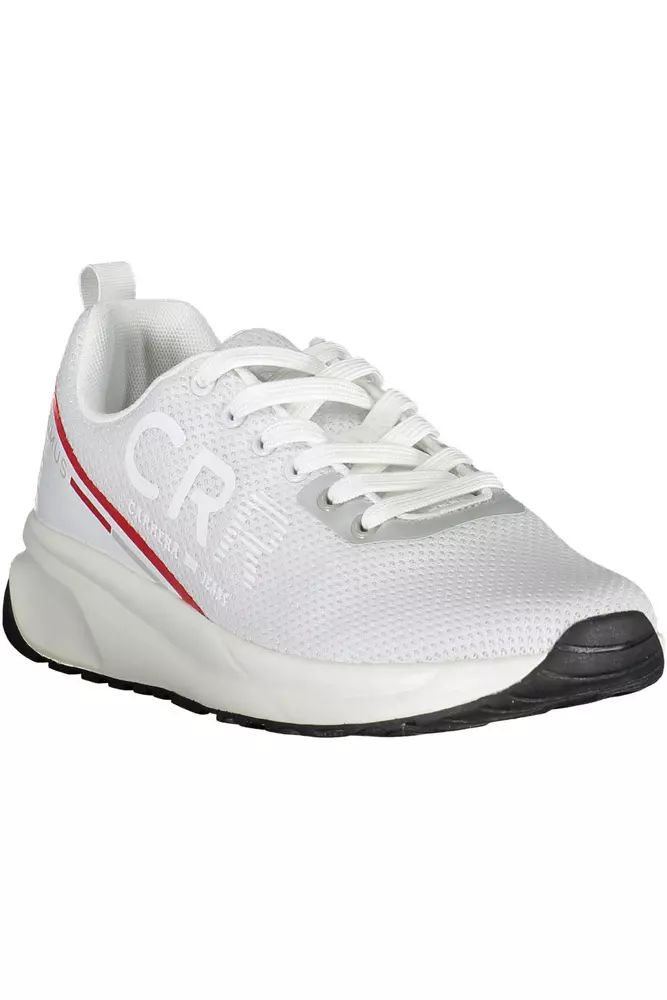 Carrera White Polyester Sneaker