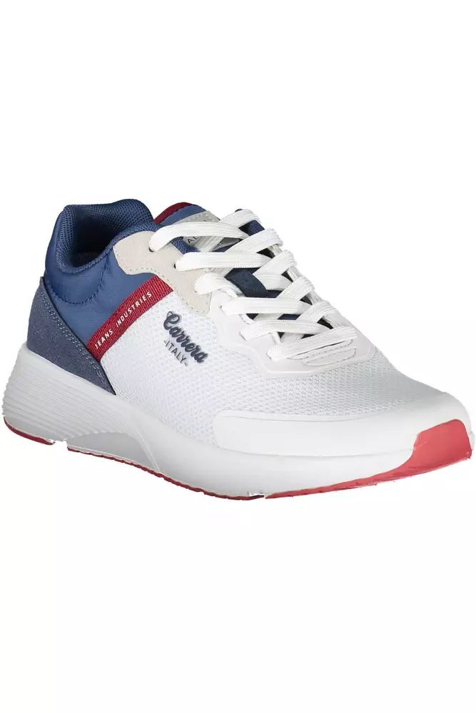 Carrera White Polyester Sneaker