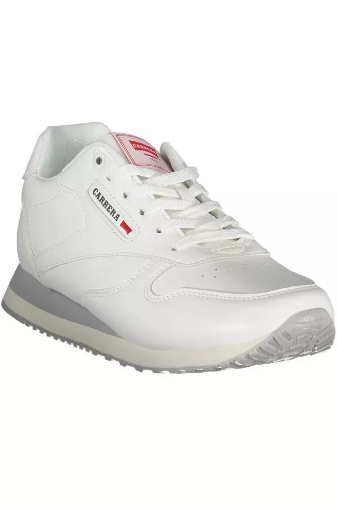 Carrera White Polyester Sneaker