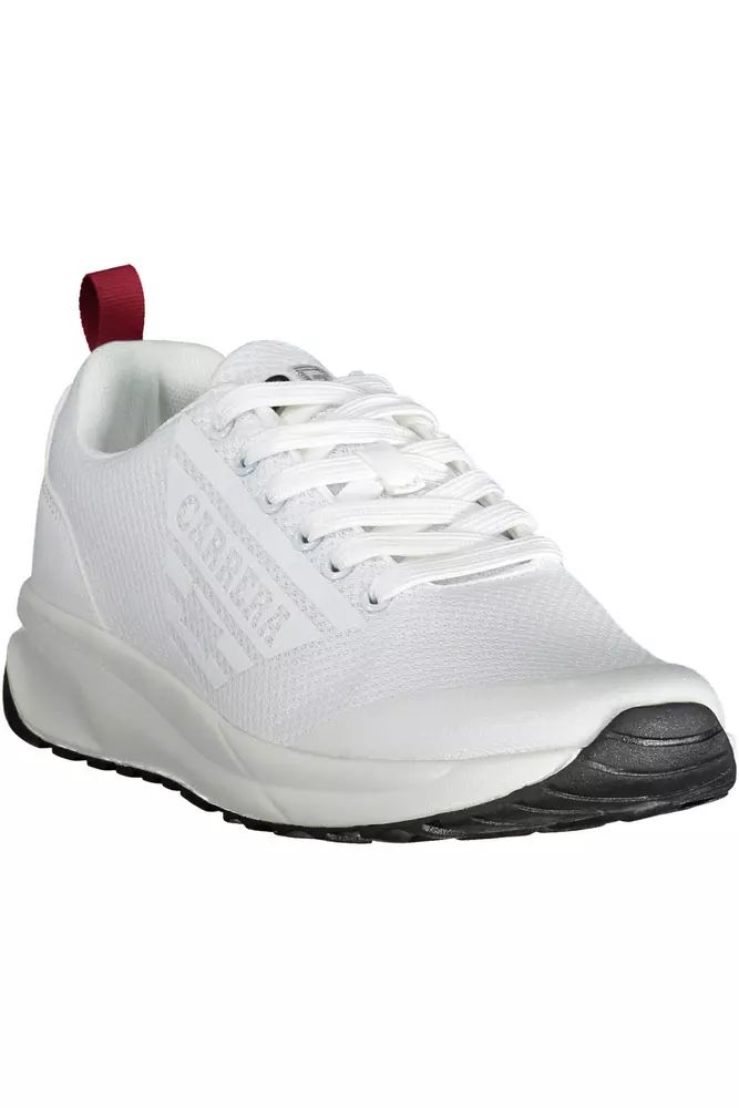 Carrera White Polyester Sneaker