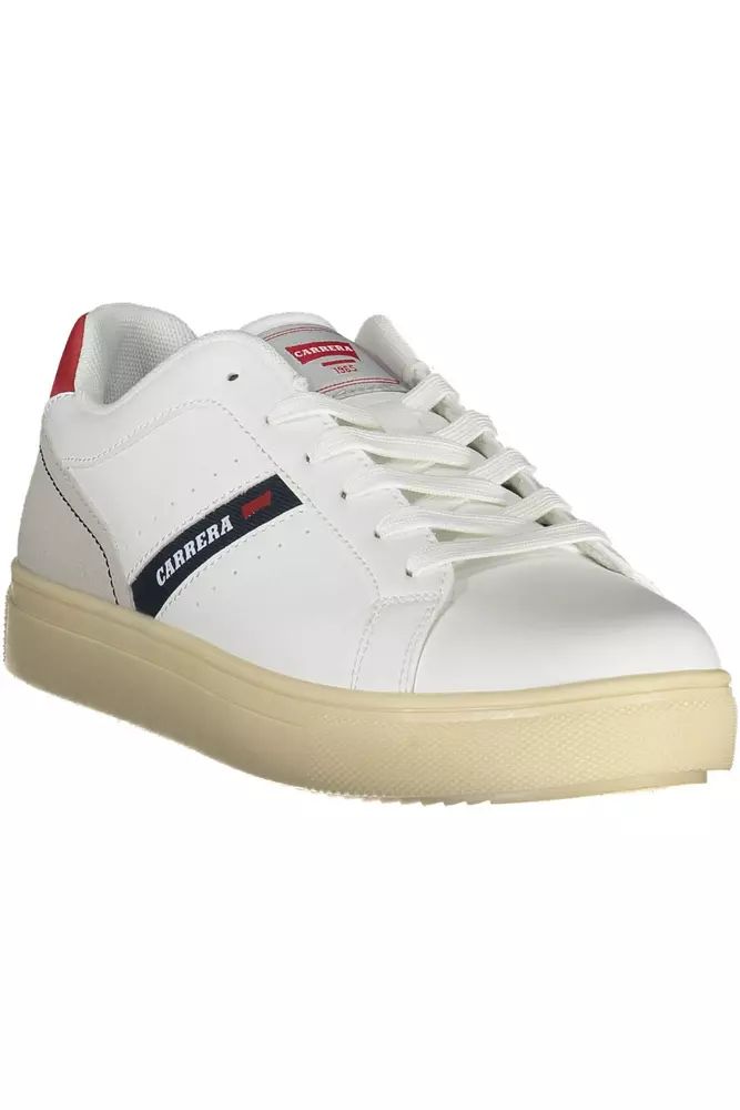 Carrera White Polyethylene Sneaker