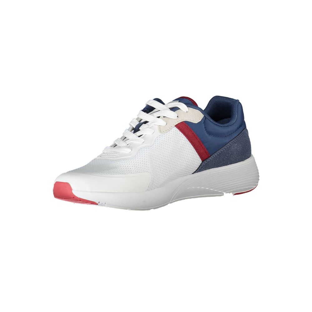 Carrera White Polyester Sneaker