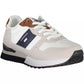 Carrera White Polyester Sneaker