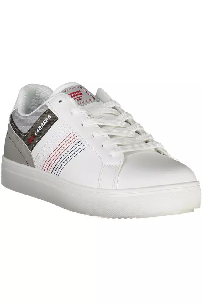 Carrera White Polyester Sneaker