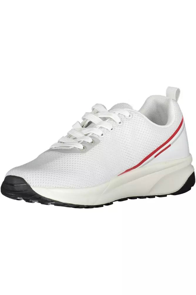 Carrera White Polyester Sneaker