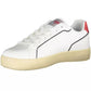 Carrera White Polyethylene Sneaker