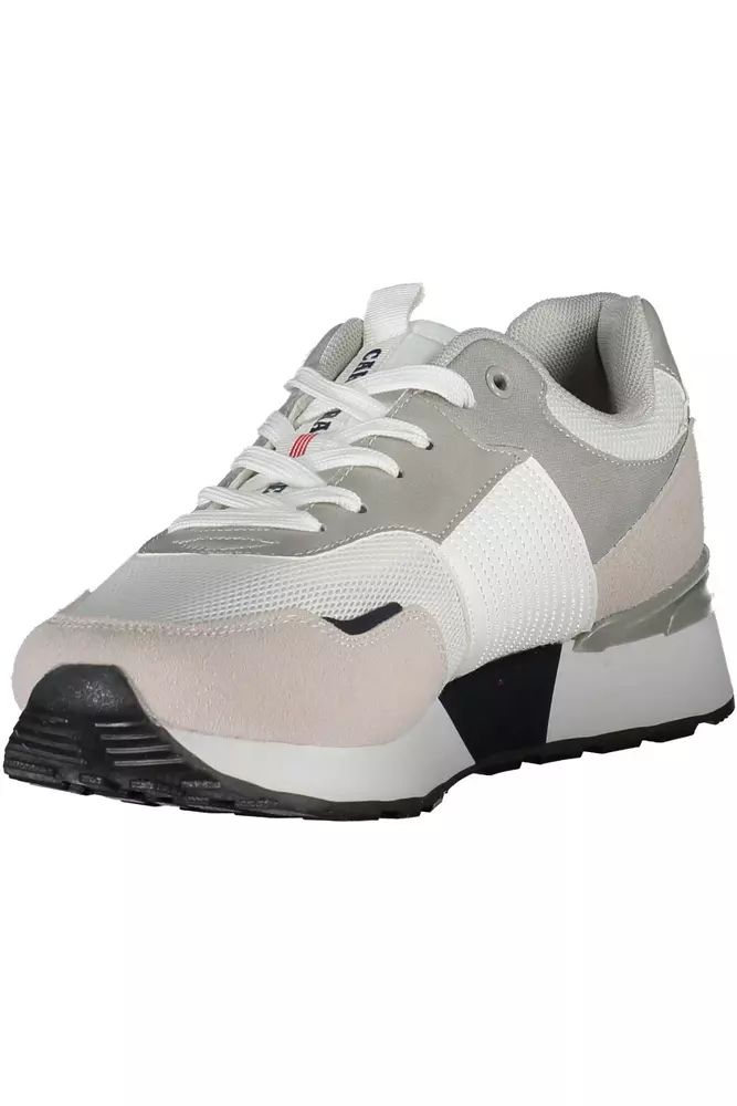 Carrera White Polyester Sneaker