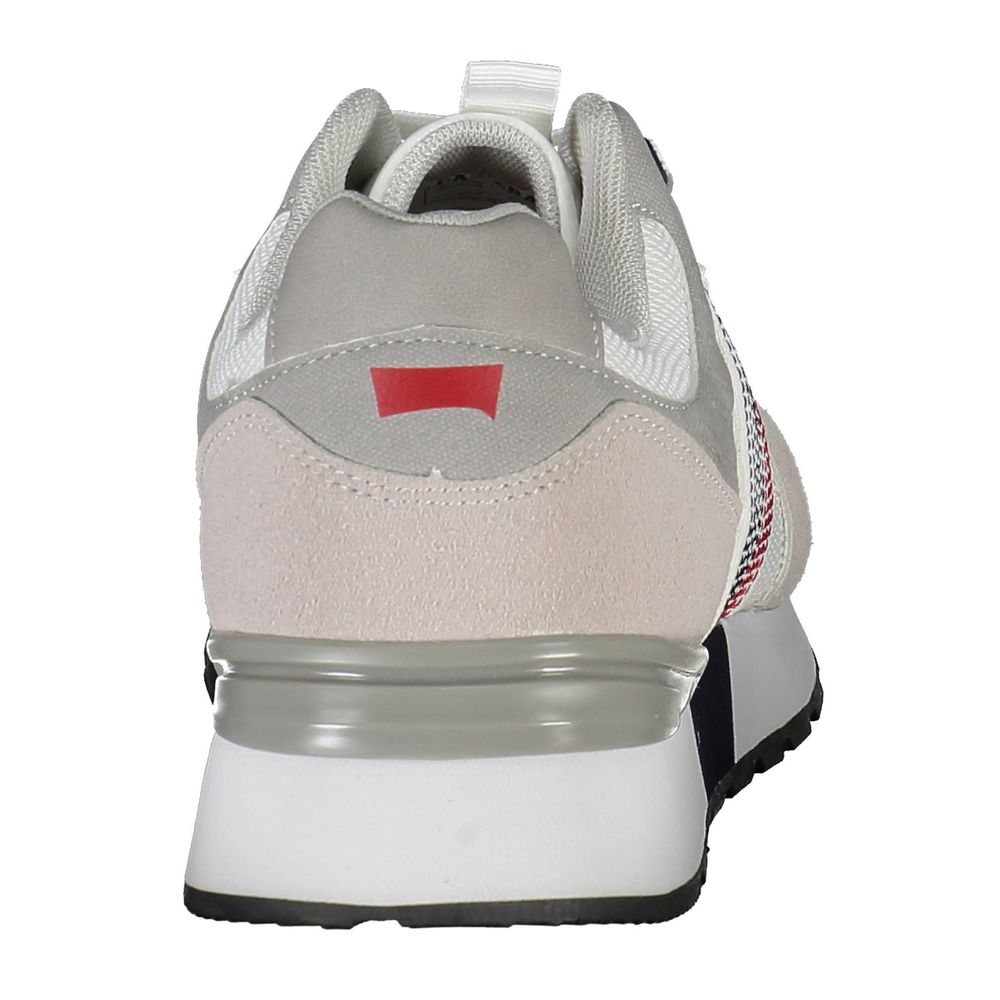 Carrera White Polyester Sneaker