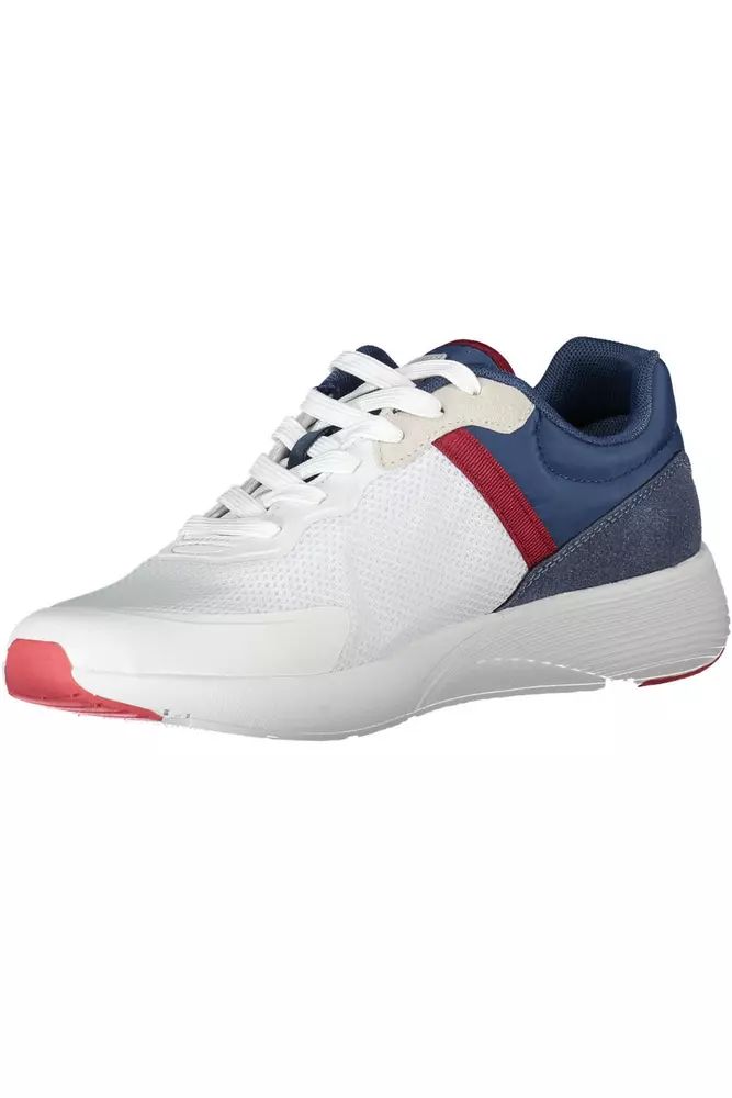 Carrera White Polyester Sneaker