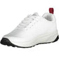 Carrera White Polyester Sneaker