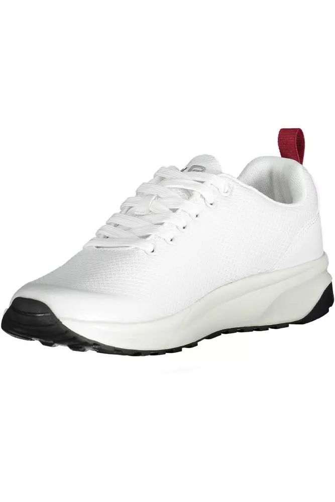 Carrera White Polyester Sneaker