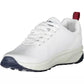 Carrera White Polyester Sneaker