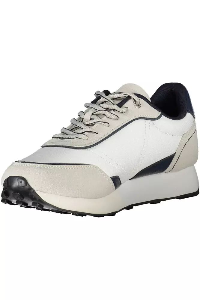 Carrera White Polyester Sneaker