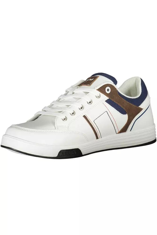 Carrera White Polyester Sneaker