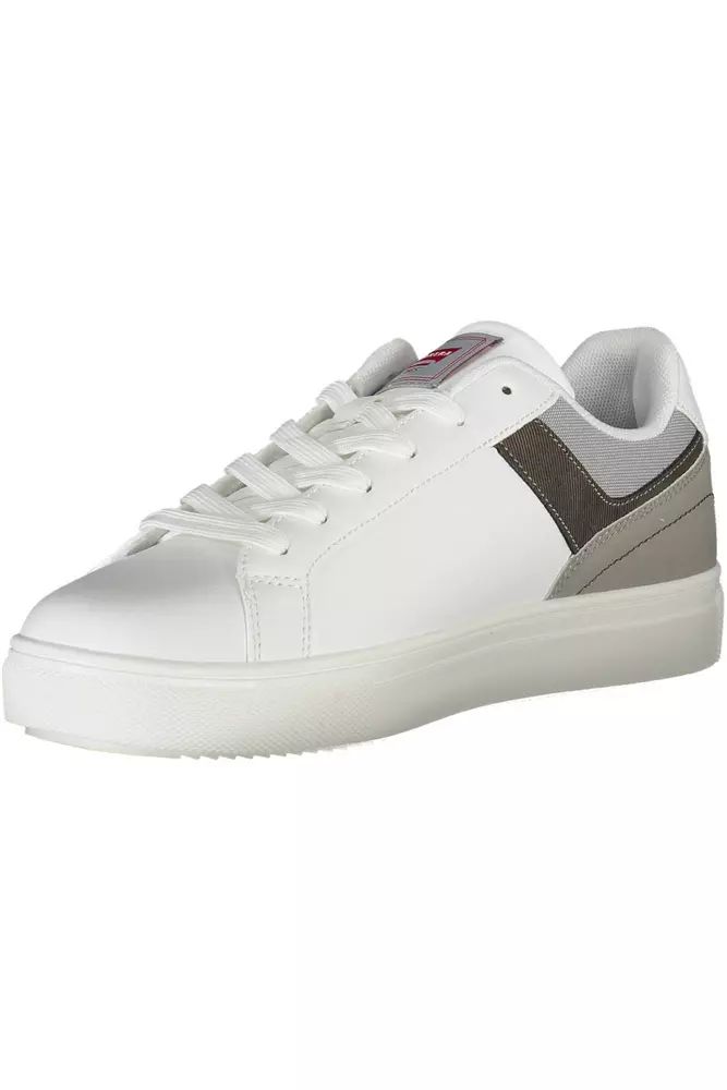 Carrera White Polyester Sneaker