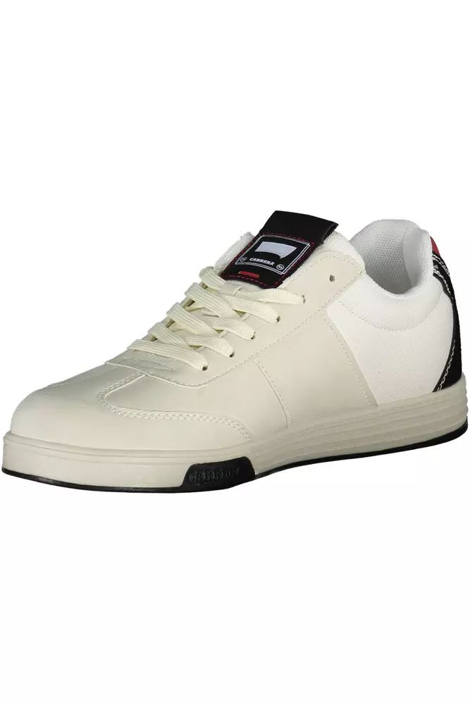 Carrera White Polyester Sneaker