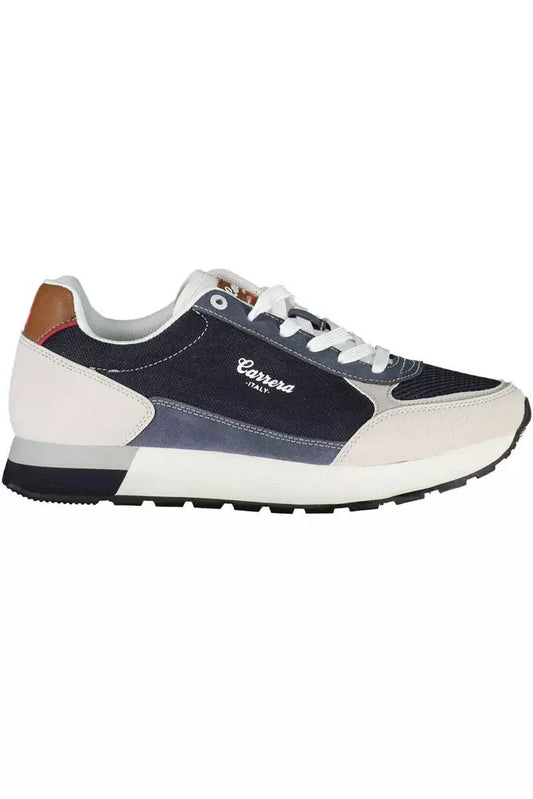 Carrera Blue Polyester Sneaker