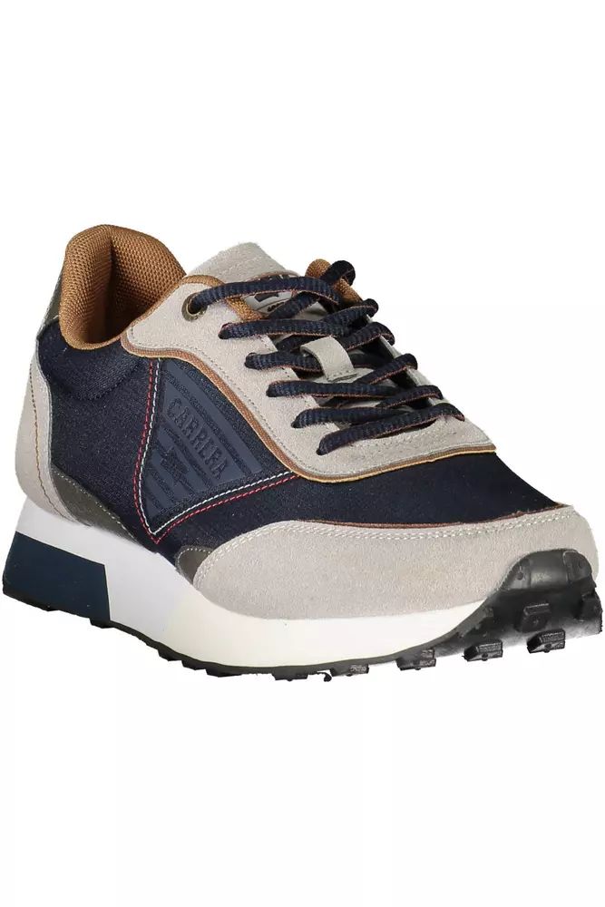 Carrera Blue Polyester Sneaker