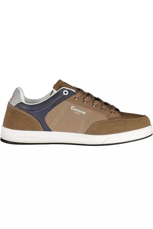 Carrera Brown Polyester Sneaker