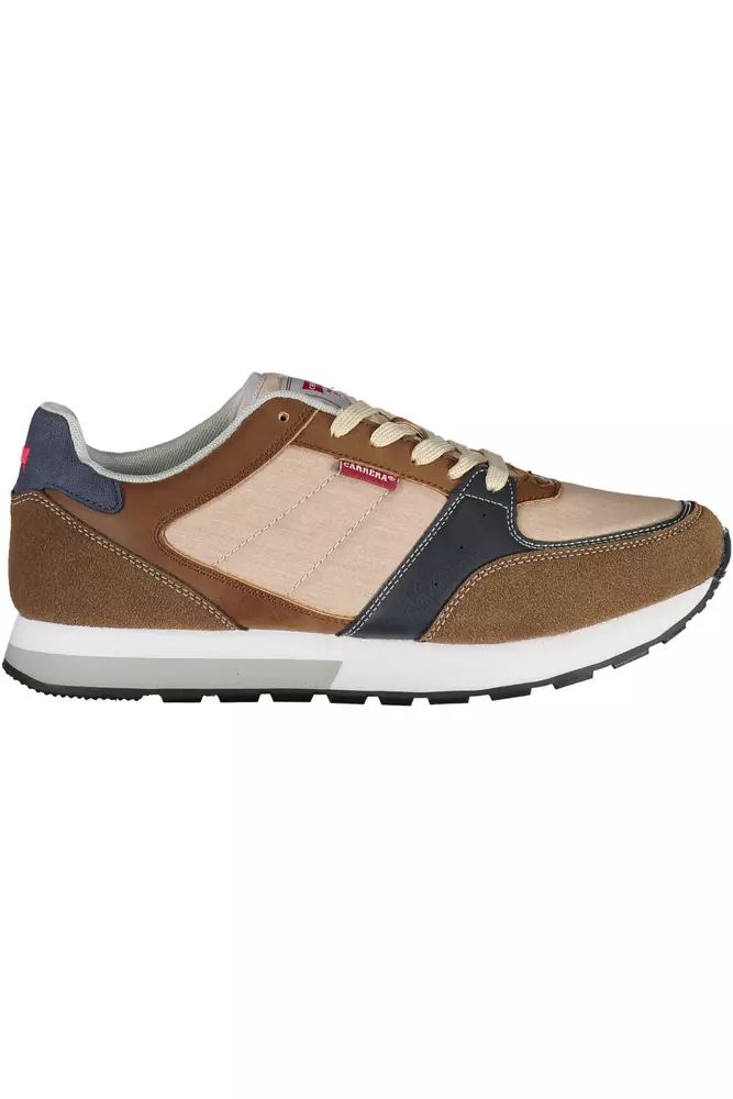 Carrera Brown Polyester Sneaker