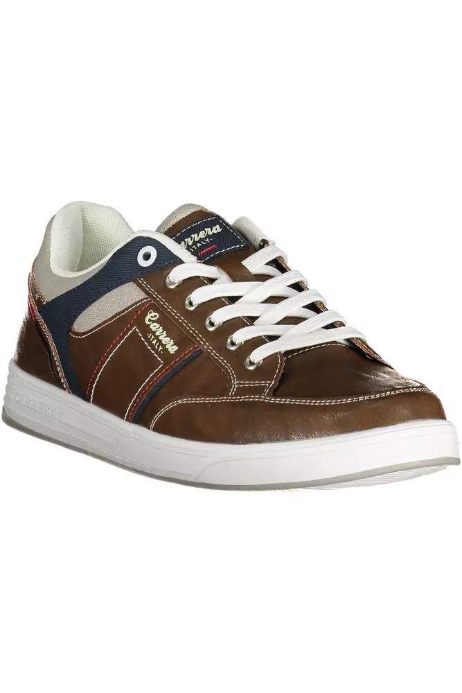 Carrera Brown Polyester Sneaker