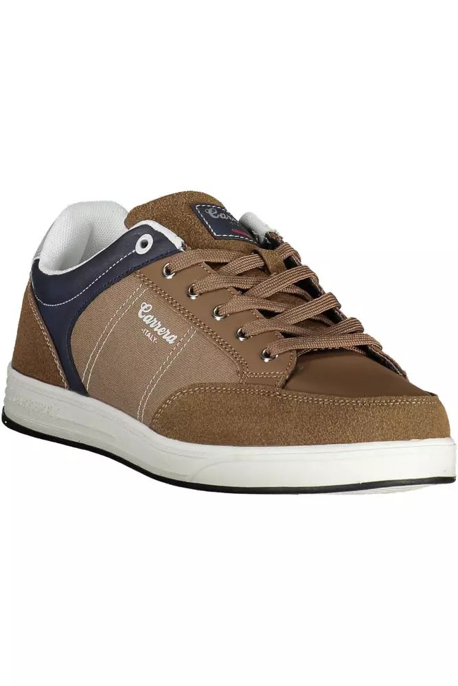 Carrera Brown Polyester Sneaker