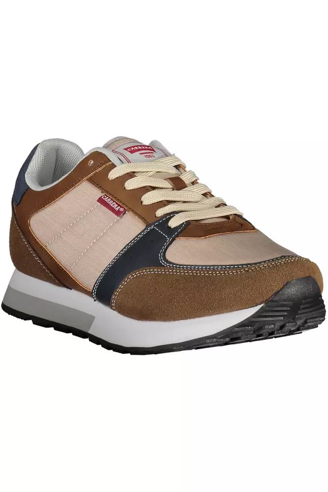 Carrera Brown Polyester Sneaker