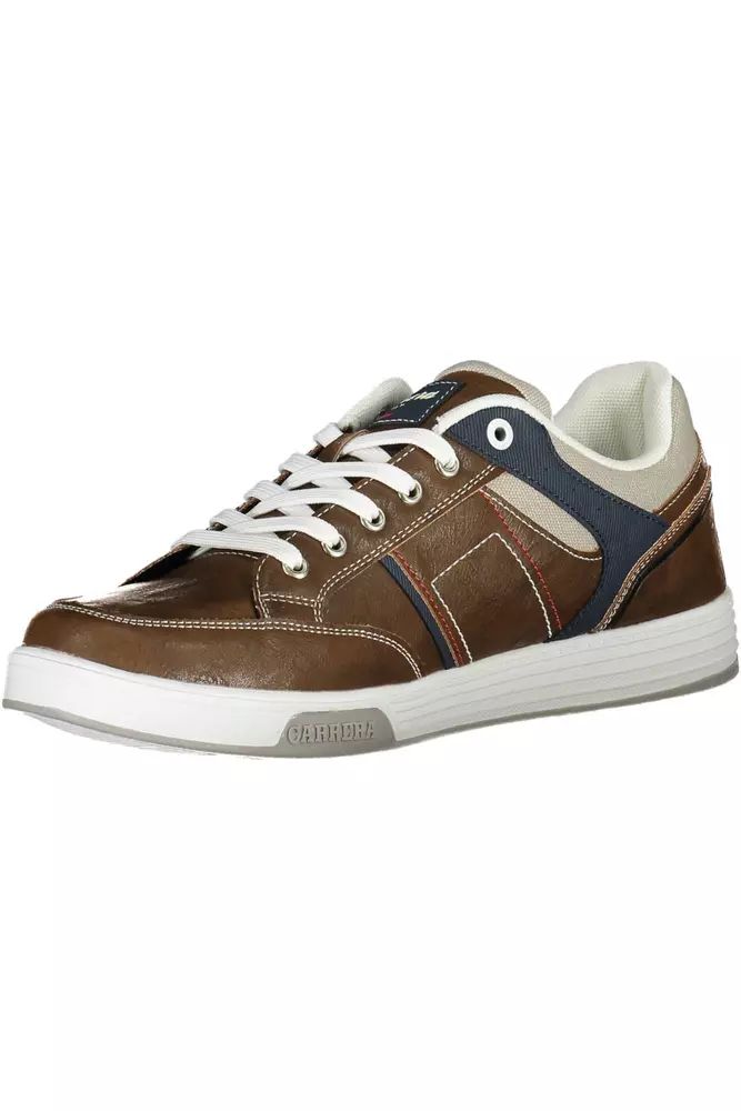 Carrera Brown Polyester Sneaker