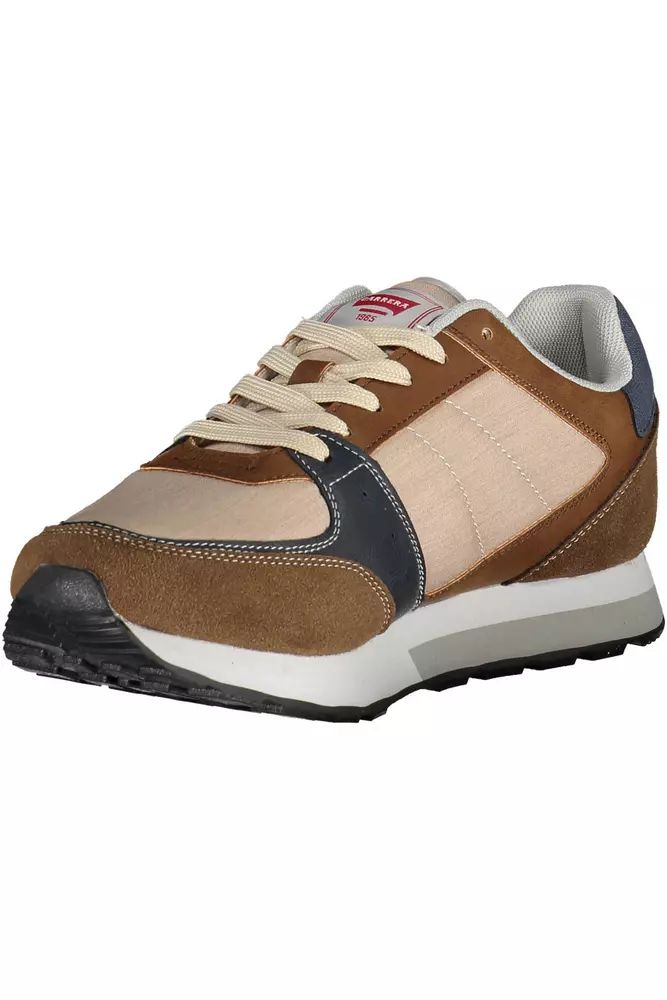 Carrera Brown Polyester Sneaker