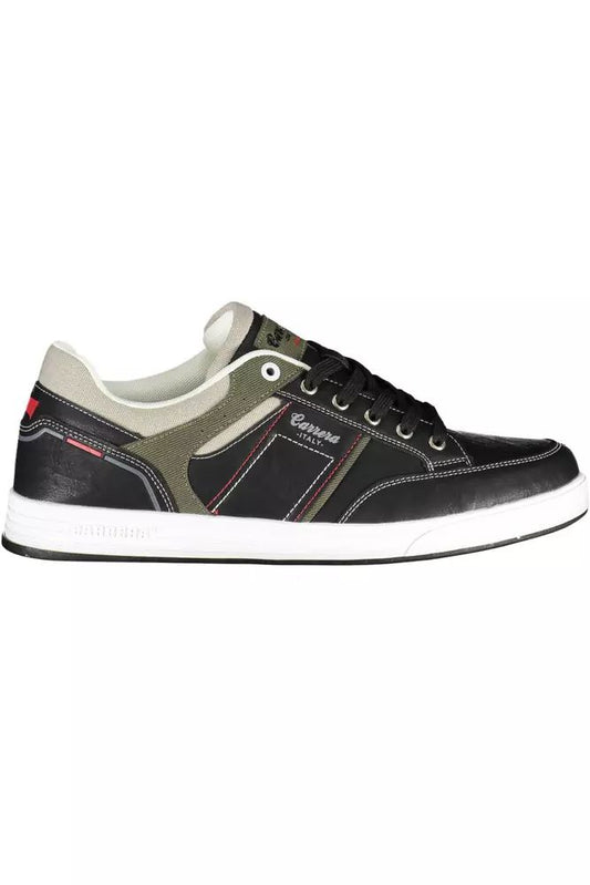 Carrera Black Polyester Sneaker