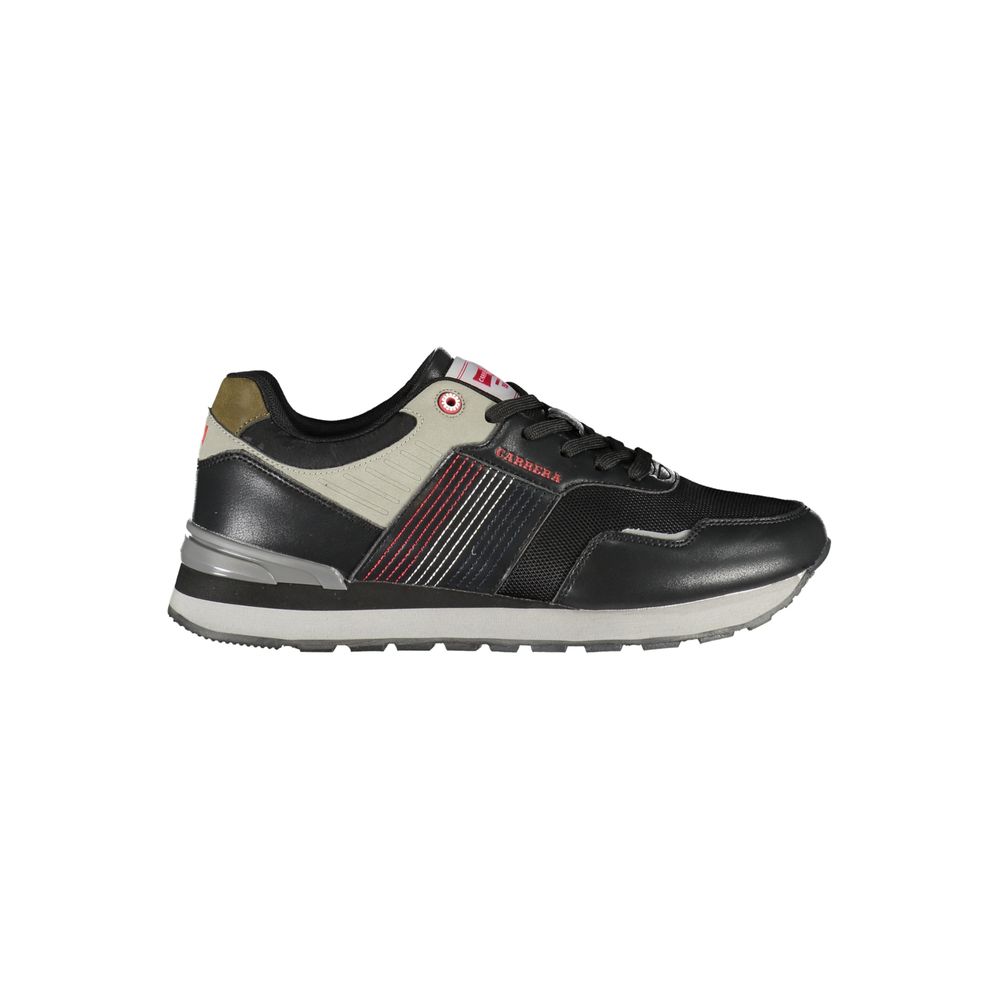 Carrera Black Polyester Sneaker