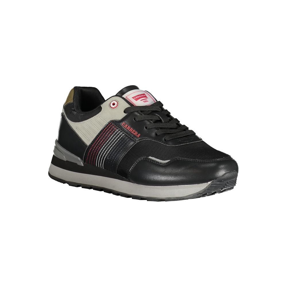 Carrera Black Polyester Sneaker