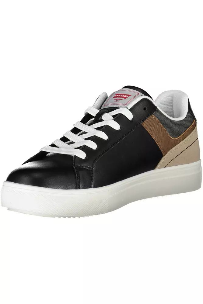 Carrera Black Polyester Sneaker