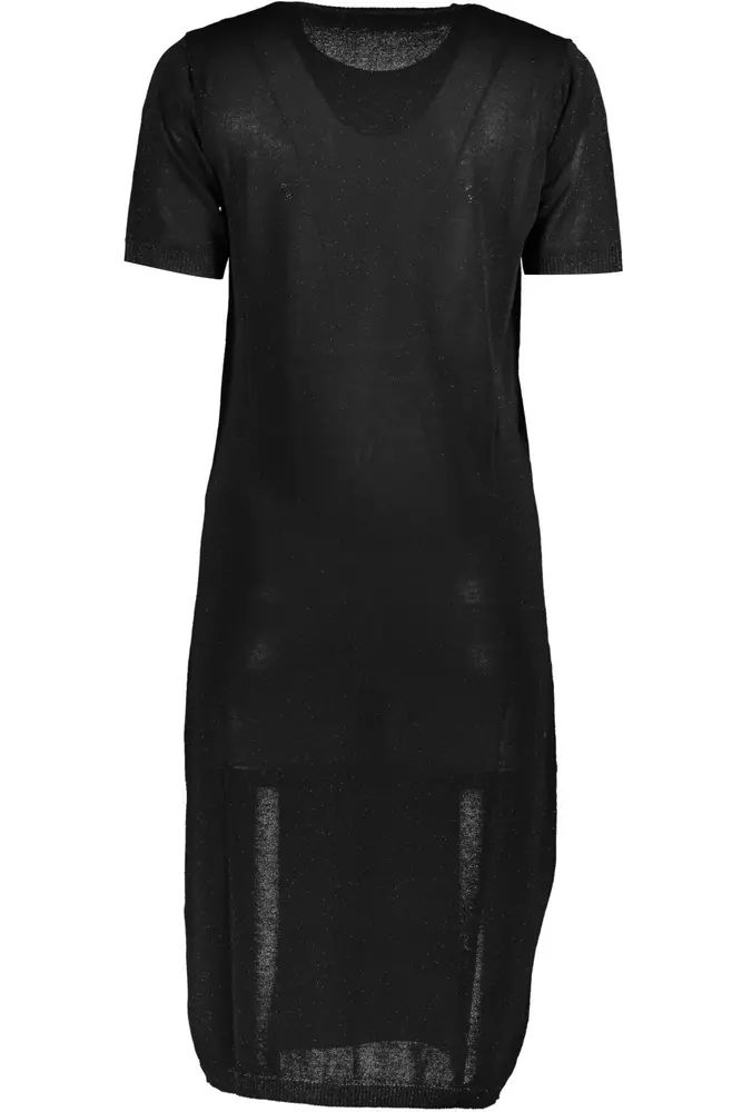 Cavalli Class Black Viscose Dress