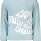 Cavalli Class Light Blue Cotton Sweater