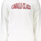 Cavalli Class White Cotton Sweater