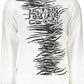 Cavalli Class White Cotton Sweater