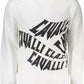 Cavalli Class White Cotton Sweater