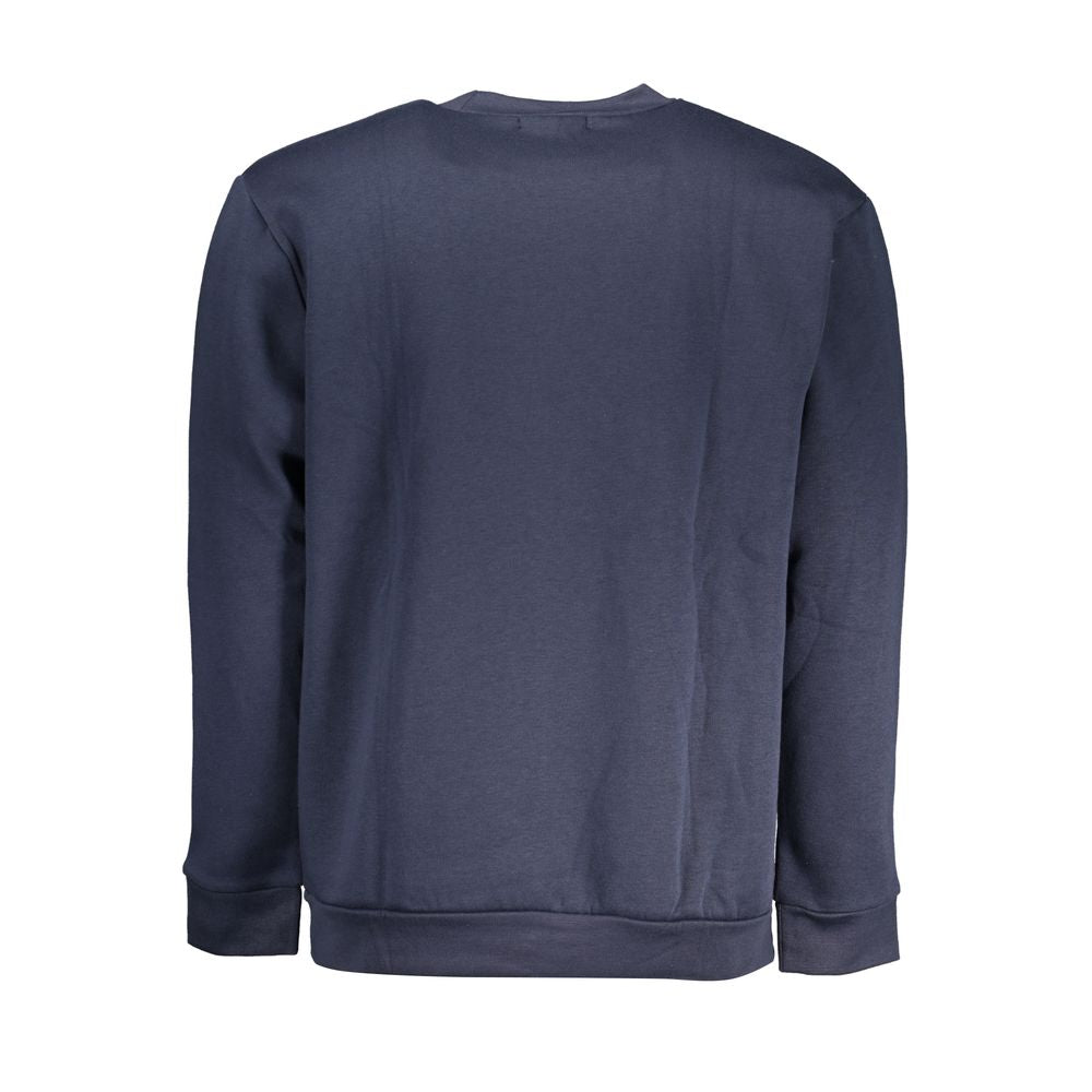 Cavalli Class Blue Cotton Sweater