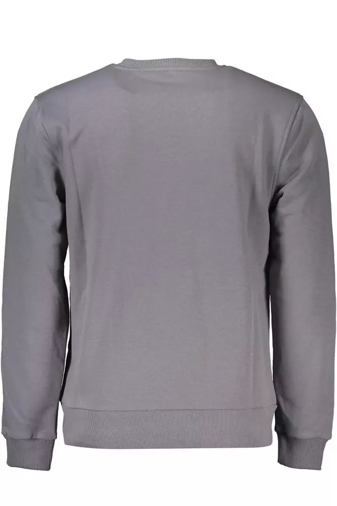 Cavalli Class Gray Cotton Sweater