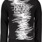 Cavalli Class Black Cotton Sweater