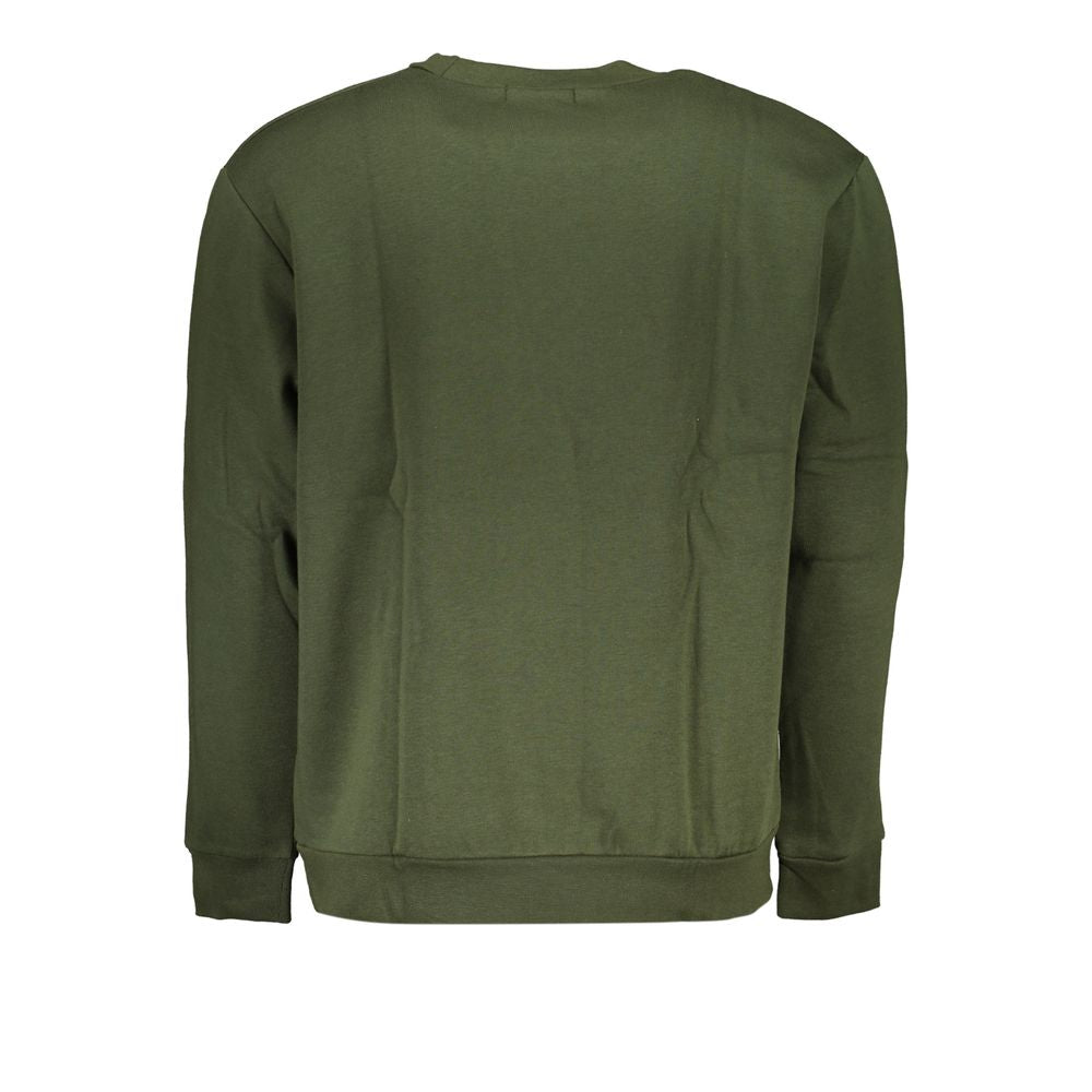 Cavalli Class Green Cotton Sweater