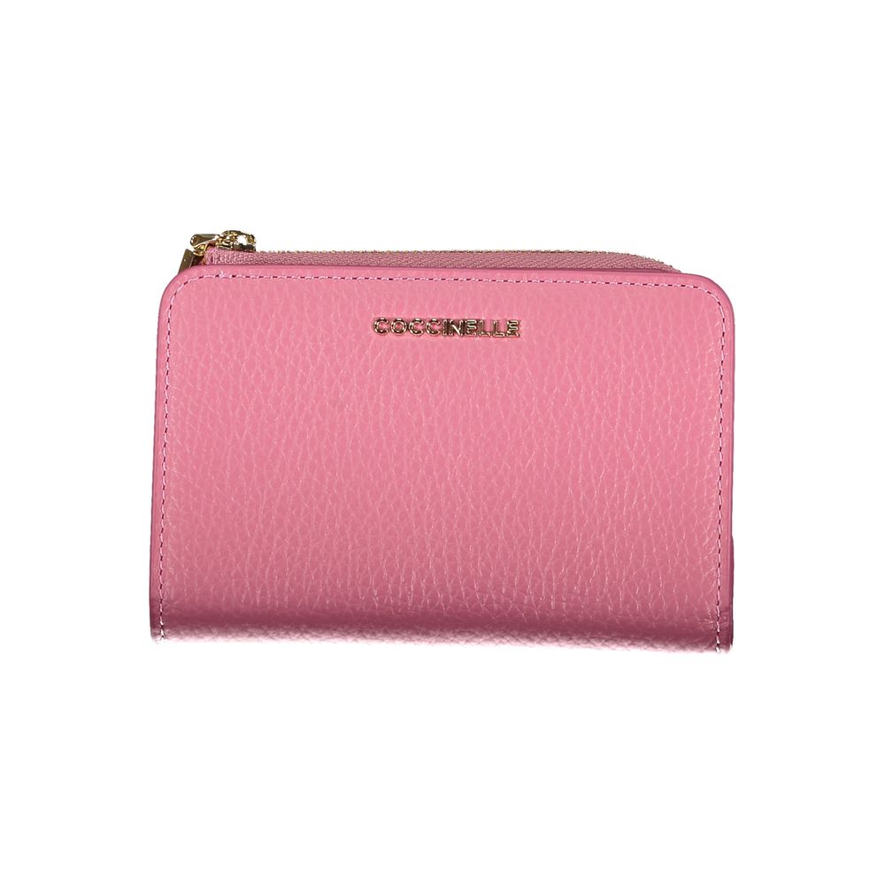 Coccinelle Pink Leather Wallet