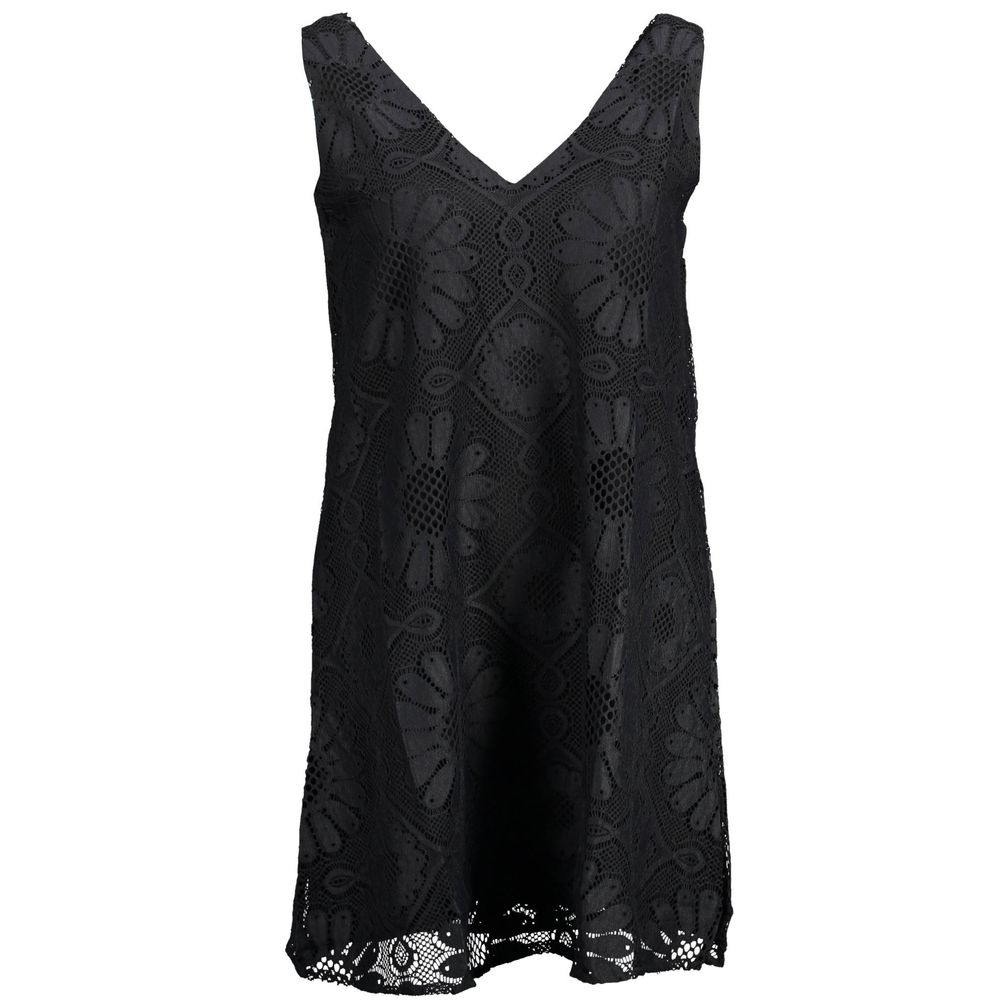 Desigual Black Elastane Dress