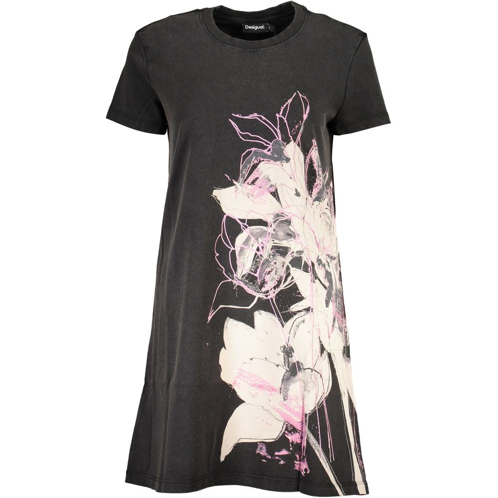 Desigual Black Cotton Dress