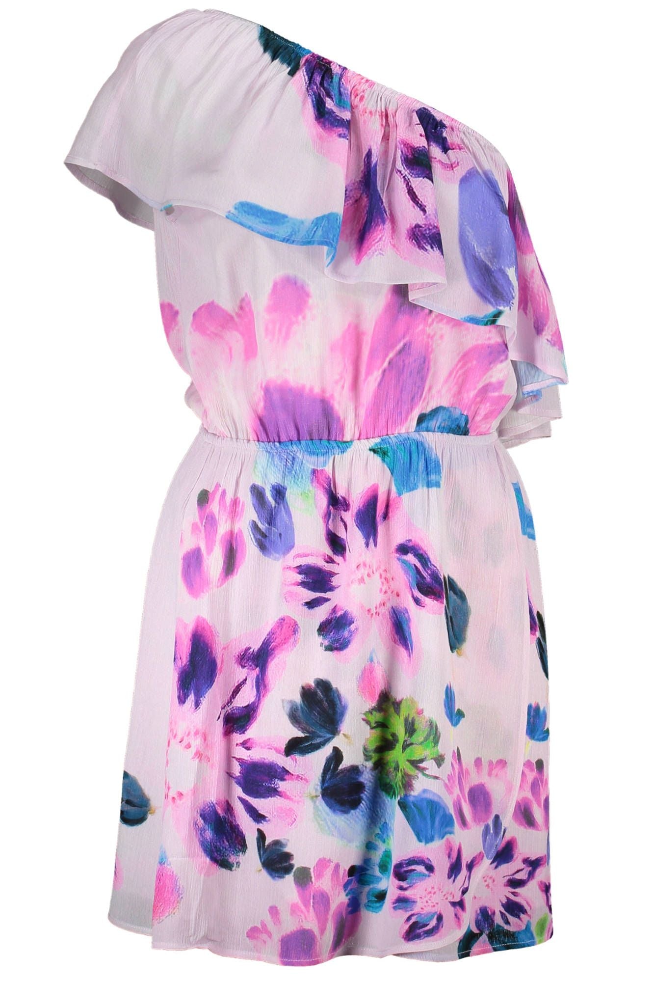 Desigual Pink Viscose Dress