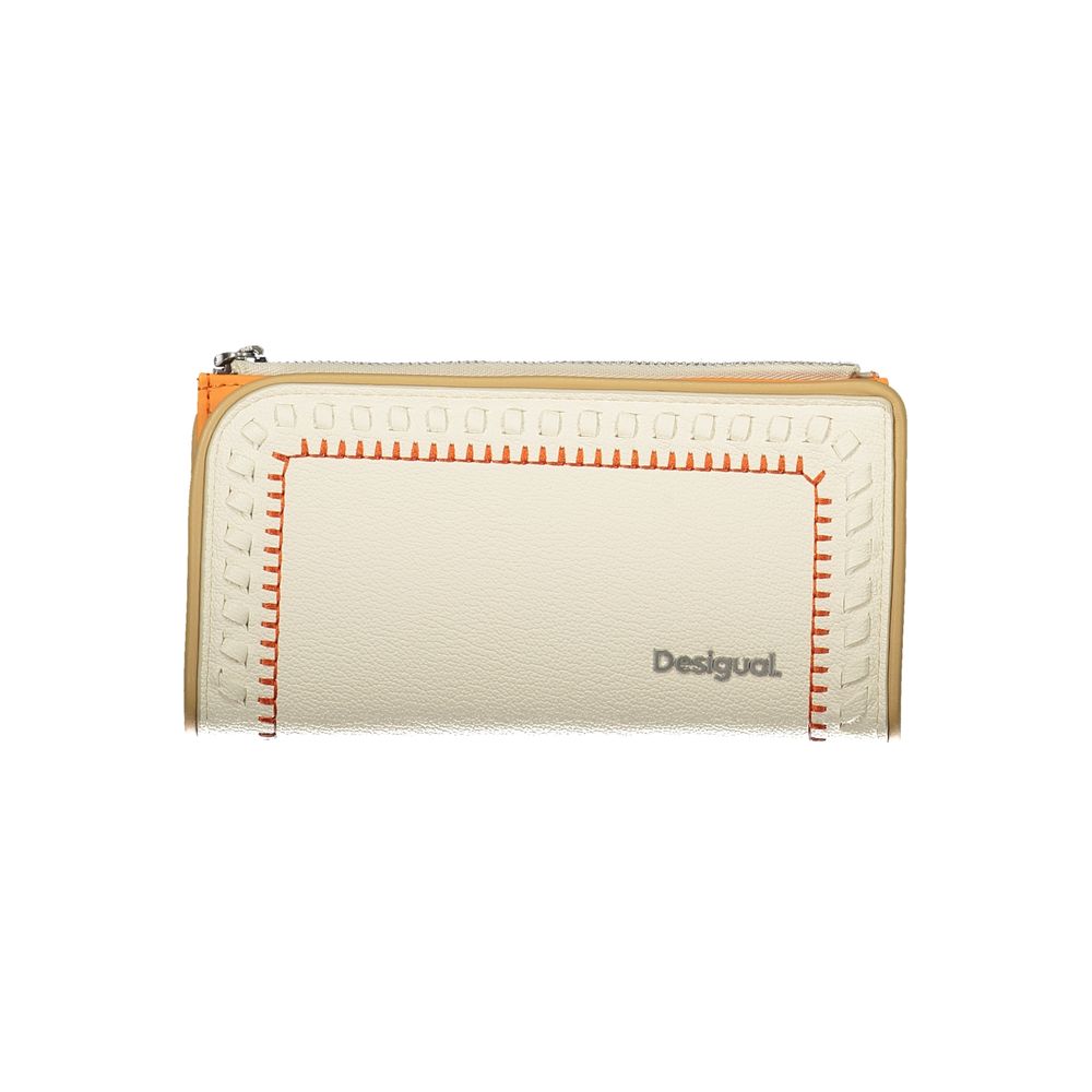 Desigual White Polyethylene Wallet