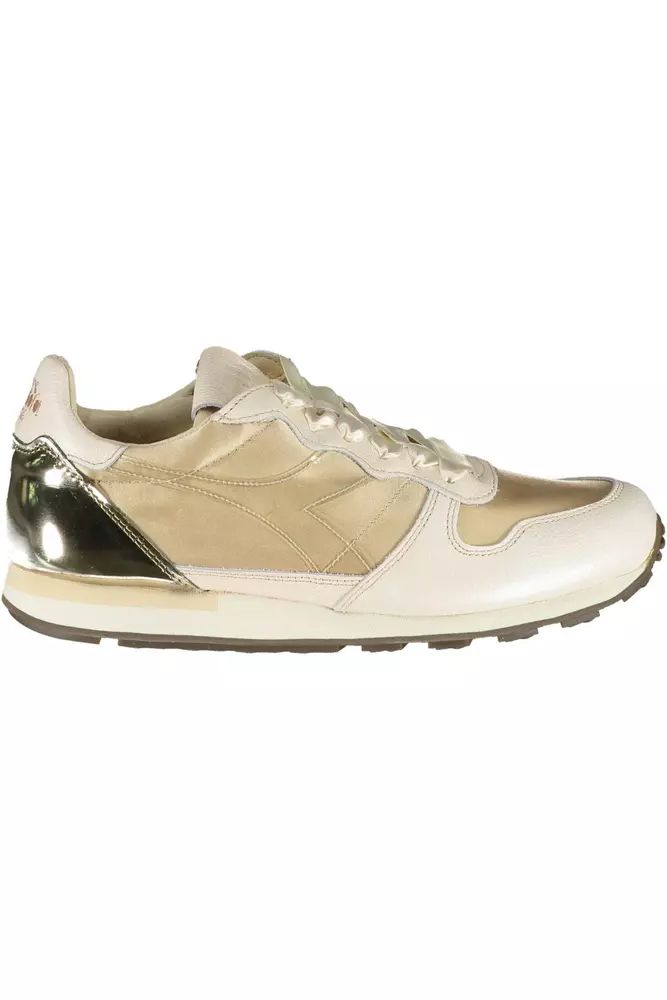 Diadora Beige Fabric Sneaker