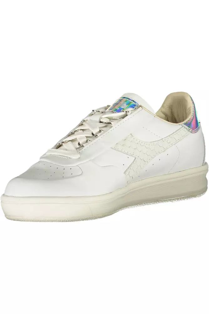 Diadora White Fabric Sneaker